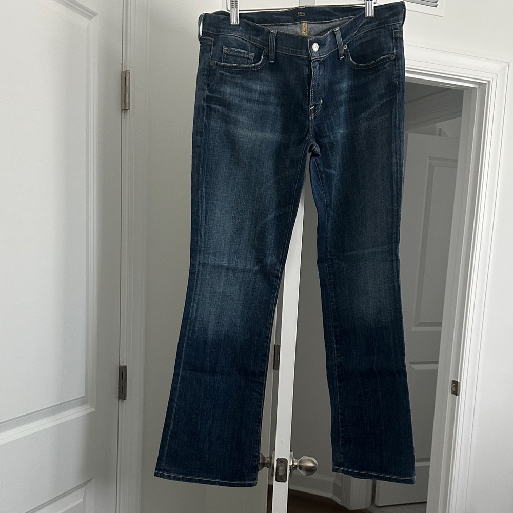 Citizens Of Humanity Dark Blue Boot Cut Jeans